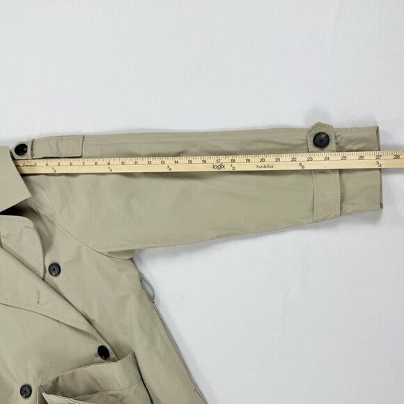 Everlane Women’s The ReNew Long Trench Coat XXS Khaki - Picture 16 of 16
